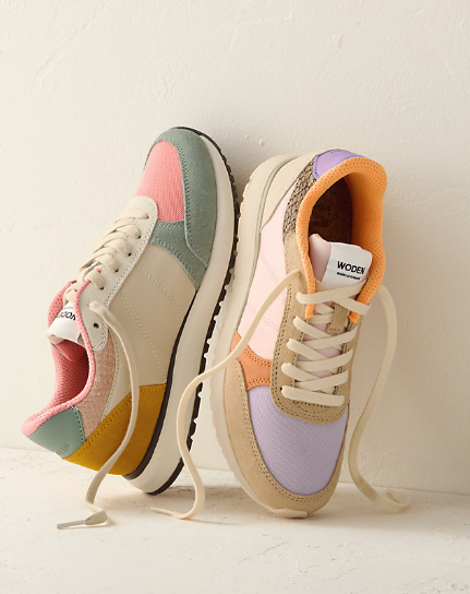 Vibrant sneakers