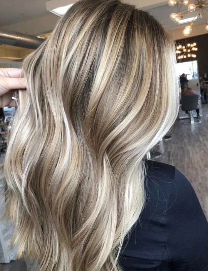 Golden Blonde Balayage