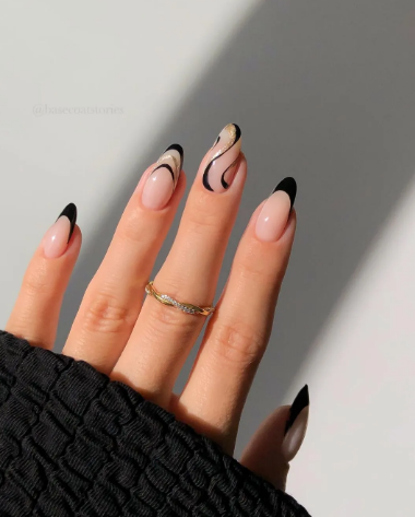 Mod Monochrome Nails