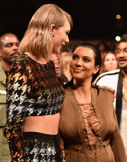 Taylor Swift and Kim Kardashian