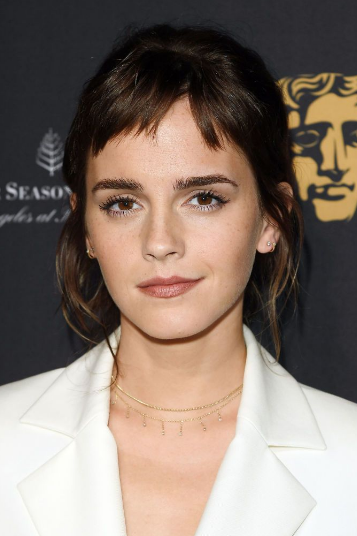 Updo with Baby Bangs