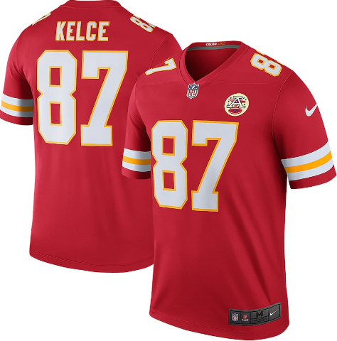 Travis Kelce Jersey Red