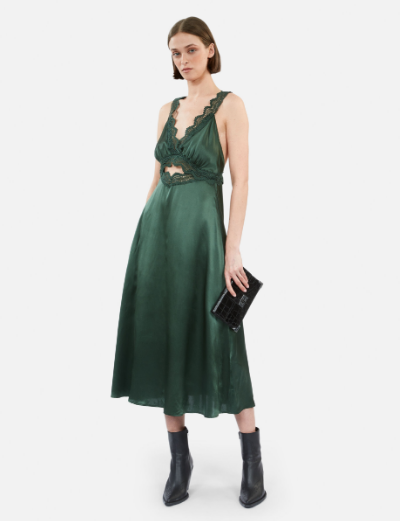 The Green Slip Dress