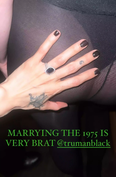 Model Gabbriette Bechtel Engagement Ring