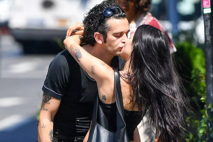Matty Healy and Gabbriette Bechtel in New York City