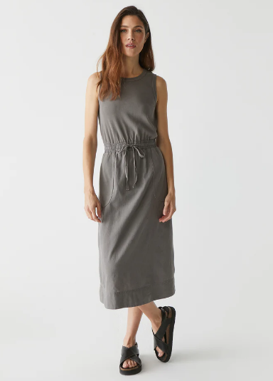 Oxide Color Midi Dress