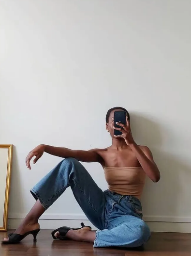Tube Top + Jeans