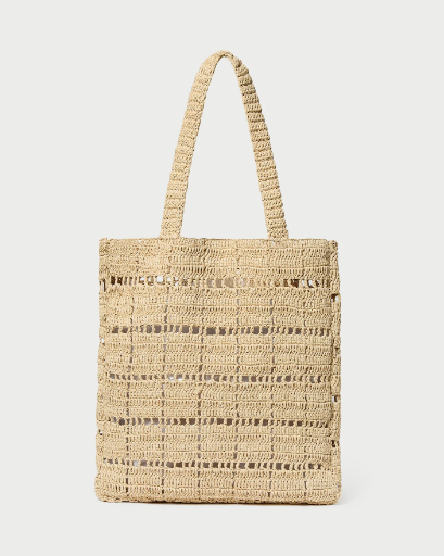 Orion Raffia Tote Bag