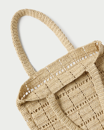 Orion Raffia Tote Bag