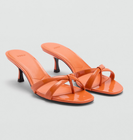 Mango Strappy Heeled Sandals