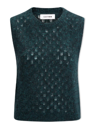 Jeanette Alpaca Sleeveless Jumper