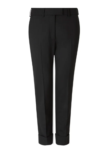Clement New Wool Easy Waist Turn Up Trouser
